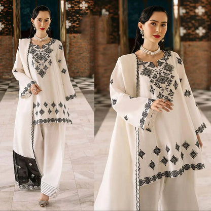 Luxury Bareeza Cotton 3PC