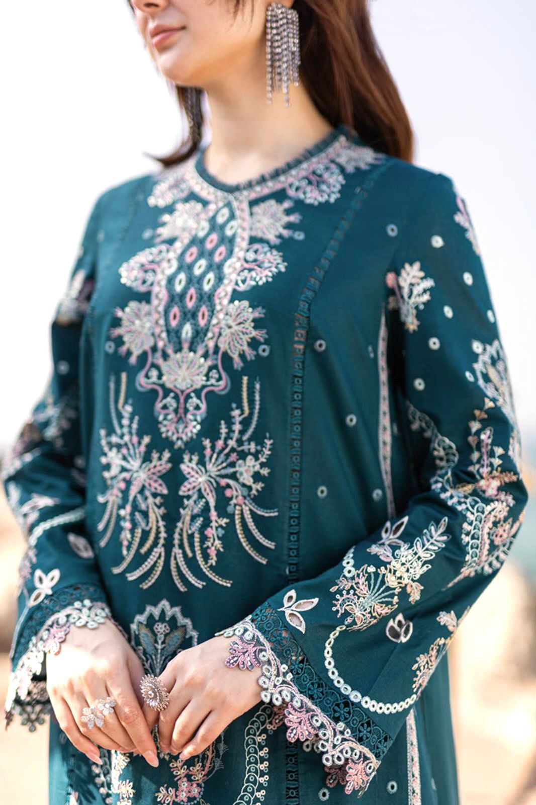Qalamkar 3 Piece Fancy Summer Collection