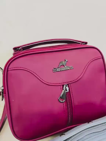 Ladies Stylish Steel Handle Handbag
