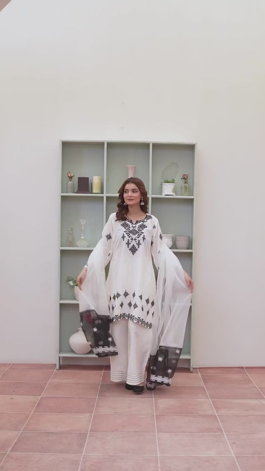 Luxury Bareeza Cotton 3PC