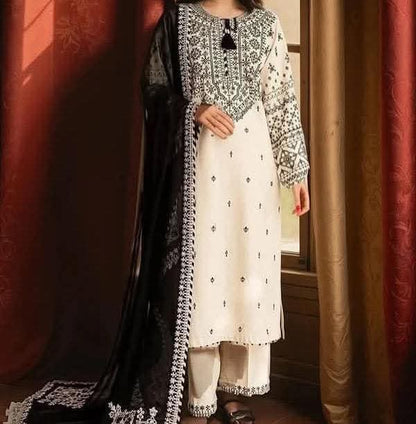 Premium Embroidered 3 Piece Lawn Suit