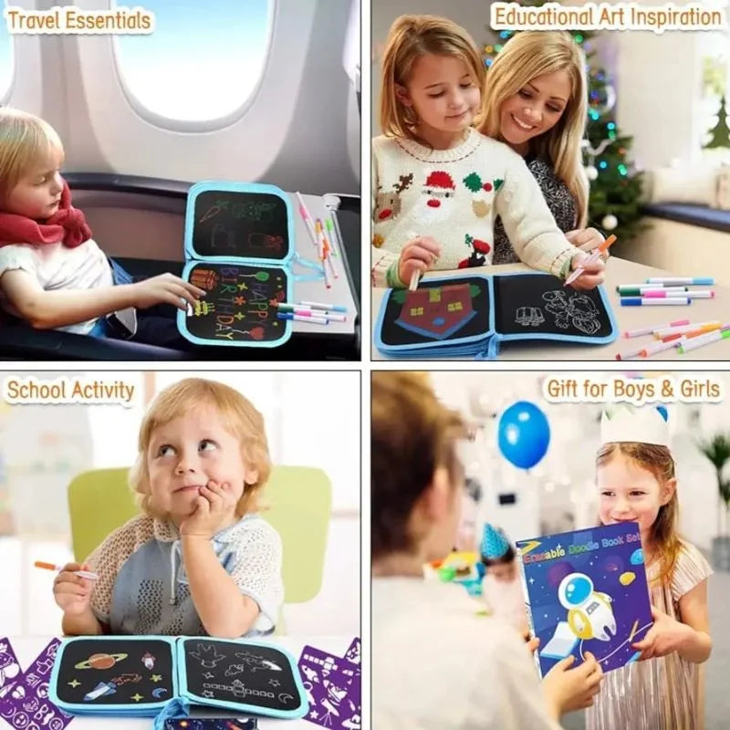 Erasable Doodle Drawing Book for Kids
